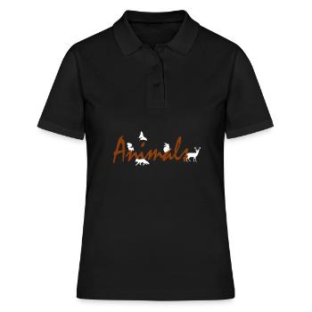 animaux - Polo Femme - noir - Devant - Ailine (174cm)