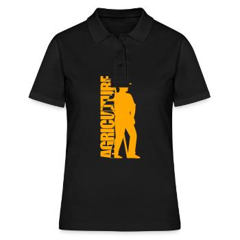 Agriculture - Agriculture - Polo Femme - noir - Devant - Ailine (174cm)