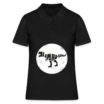 Dinosaur I'm Awesome Style. Earth. World - Women's Polo Shirt - black - Front - Ailine (174cm)