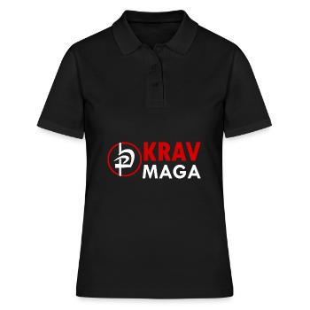 Krav Maga self-défense Combat Sport - Polo Femme - noir - Devant - Ailine (174cm)