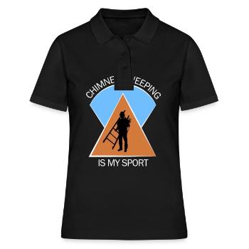 Chimney Sweep Chimney Sweep - Women's Polo Shirt - black - Front - Ailine (174cm)