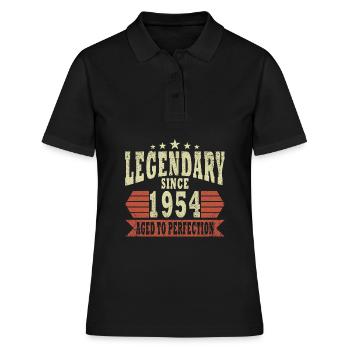 Les Legends sont nés en janvier 1954 - 1954 - Polo Femme - noir - Devant - Ailine (174cm)