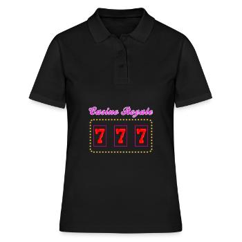 777 casino jackpot symbol - Frauen Polo Shirt - Schwarz - Vorne - Ailine (174cm)