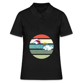 Cerf-volant Dicton cerf-volant Cadeau - Polo Femme - noir - Devant - Ailine (174cm)