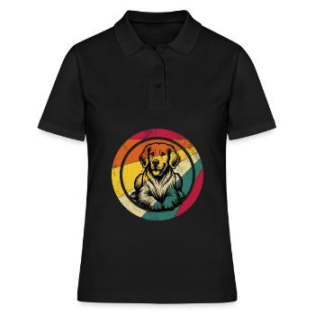 Golden retriever - Polo Femme - noir - Devant - Ailine (174cm)