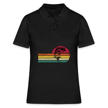 Perche Bar Bar Moronidae - Polo Femme - noir - Devant - Ailine (174cm)