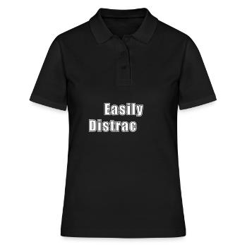Vêtements TDAH TOC - Polo Femme - noir - Devant - Ailine (174cm)