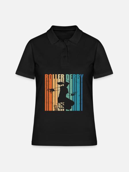 Roller derby - Polo Femme - noir