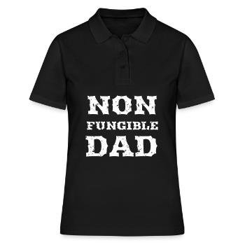 NFT Non Fungible Dad Father - Women's Polo Shirt - black - Front - Ailine (174cm)