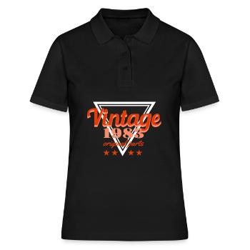 Retro Vintage né en 1983 Anniversaire 40 ans - Polo Femme - noir - Devant - Ailine (174cm)