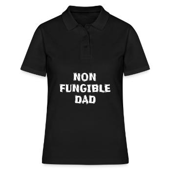 NFT Non Fungible Dad Father - Women's Polo Shirt - black - Front - Ailine (174cm)