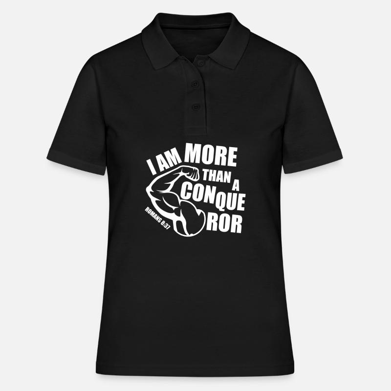 Plus qu'un conquérant - Polo Femme - noir