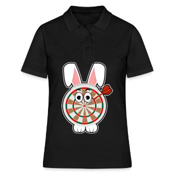 Fléchettes Fléchettes Bullseye Fléchettes Fléchettes - Polo Femme - noir - Devant - Ailine (174cm)