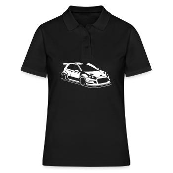 Rallye-Fahrzeug - Frauen Polo Shirt - Schwarz - Vorne - Ailine (174cm)