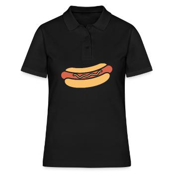 Hot dog - Women's Polo Shirt - black - Front - Ailine (174cm)