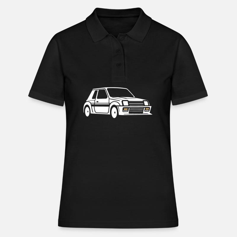 Voiutre de rallye - Polo Femme - noir