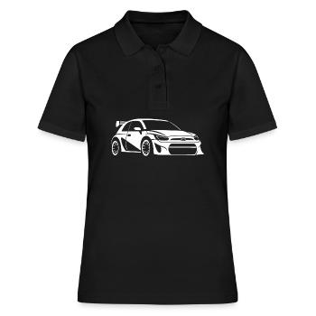 Rallye-Fahrzeug - Frauen Polo Shirt - Schwarz - Vorne - Ailine (174cm)