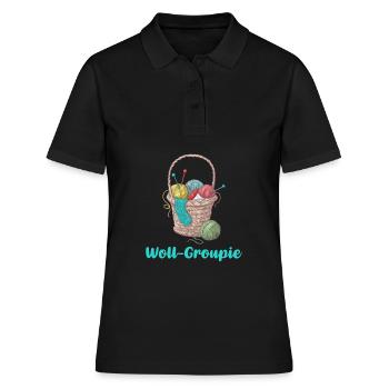 Knit - Women's Polo Shirt - black - Front - Ailine (174cm)