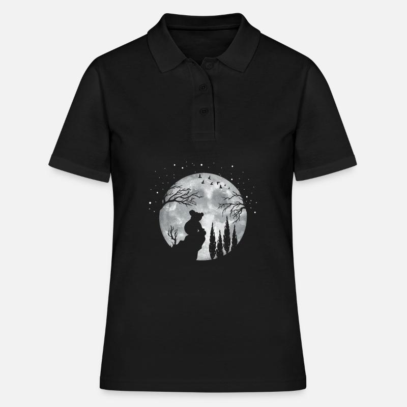 Koala Koala Ours - Polo Femme - noir