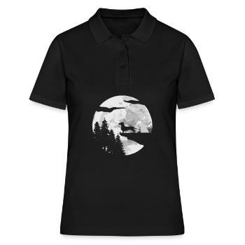 Teckel teckel viennois Teckel Rauhhaardackel - Polo Femme - noir - Devant - Ailine (174cm)