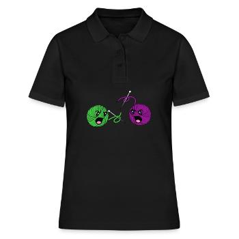 Tricoter - Polo Femme - noir - Devant - Ailine (174cm)