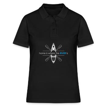 Kajak Kayak - Polo Femme - noir - Devant - Ailine (174cm)