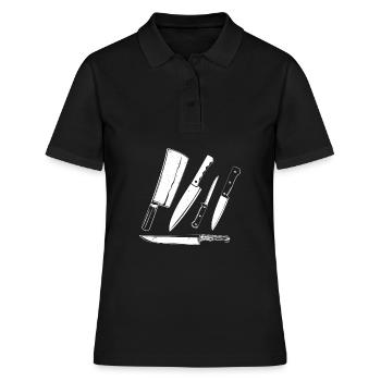 Chef Chef Cuisine - Polo Femme - noir - Devant - Ailine (174cm)