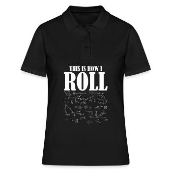Physik Physiker - Frauen Polo Shirt - Schwarz - Vorne - Ailine (174cm)
