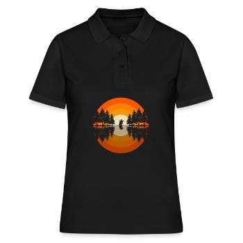 Airsoft - Polo Femme - noir - Devant - Ailine (174cm)
