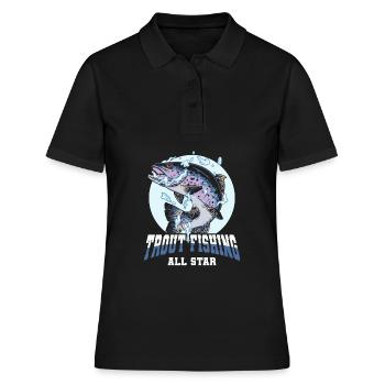 Pêcheur Pêcheur Pêcheurs Pêche - Polo Femme - noir - Devant - Ailine (174cm)