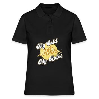 Gold Mining Gold Mine - Women's Polo Shirt - black - Front - Ailine (174cm)