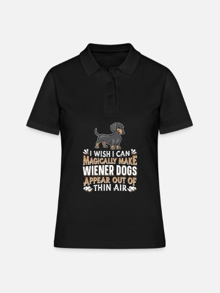 Teckel teckel viennois Teckel Rauhhaardackel - Polo Femme - noir