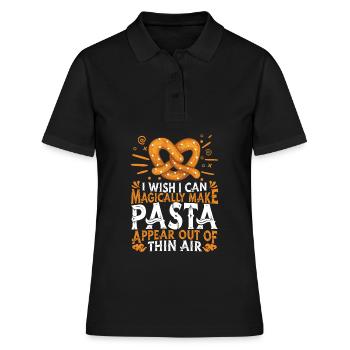 Brezel Brezn Bretzel Breze - Frauen Polo Shirt - Schwarz - Vorne - Ailine (174cm)