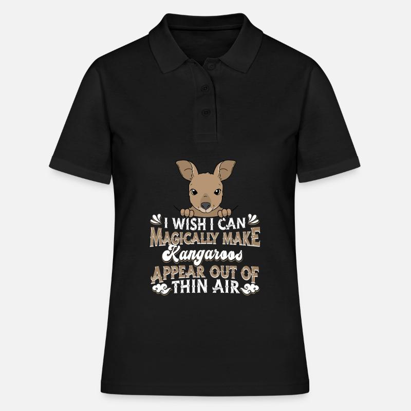 Kangaroo - Women's Polo Shirt - black