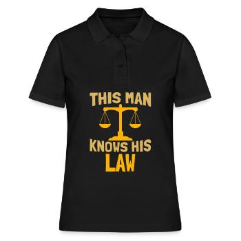 Avocat Avocat Avocat Avocat - Polo Femme - noir - Devant - Ailine (174cm)