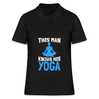 Yoga Yogi - Polo Femme - noir - Devant - Ailine (174cm)