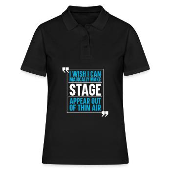 Theater - Frauen Polo Shirt - Schwarz - Vorne - Ailine (174cm)