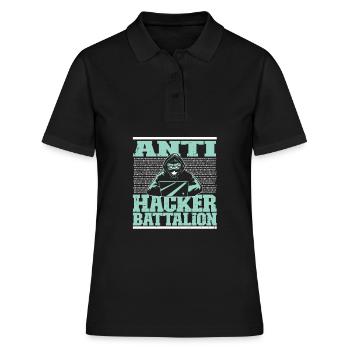 Programmer Coder Software Developer - Women's Polo Shirt - black - Front - Ailine (174cm)
