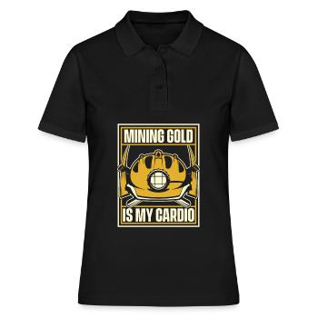 Gold Mining Gold Mine - Women's Polo Shirt - black - Front - Ailine (174cm)