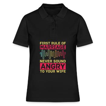 Tontechniker Sound Audio Engineer - Frauen Polo Shirt - Schwarz - Vorne - Ailine (174cm)