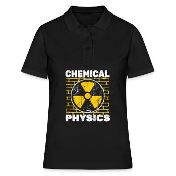 Physik Physiker - Frauen Polo Shirt - Schwarz - Vorne - Ailine (174cm)