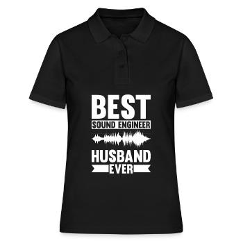 Tontechniker Sound Audio Engineer - Frauen Polo Shirt - Schwarz - Vorne - Ailine (174cm)