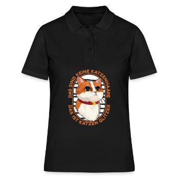 Location de chat Chat Domestique Cat - Polo Femme - noir - Devant - Ailine (174cm)