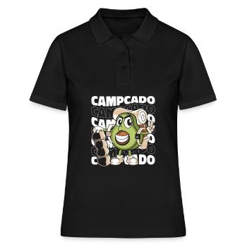 Camping Camping Campsite Camping - Polo Femme - noir - Devant - Ailine (174cm)