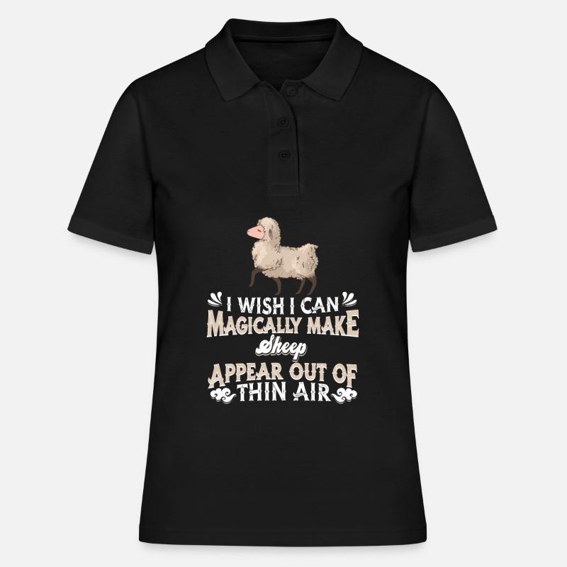Sheep Shepherd - Women's Polo Shirt - black