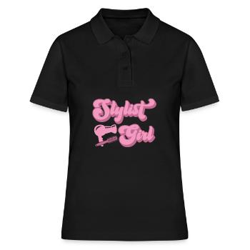 Coiffeur Coiffeur Coiffure Coiffure Coiffure Coiffure - Polo Femme - noir - Devant - Ailine (174cm)