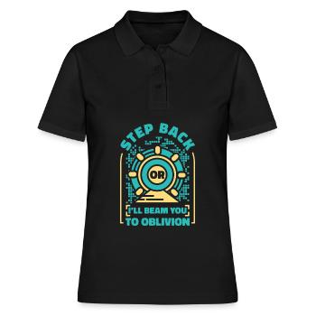 Physik Physiker - Frauen Polo Shirt - Schwarz - Vorne - Ailine (174cm)