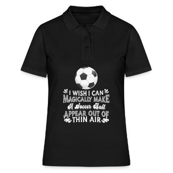 Football Football - Polo Femme - noir - Devant - Ailine (174cm)