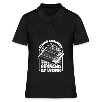 Tontechniker Sound Audio Engineer - Frauen Polo Shirt - Schwarz - Vorne - Ailine (174cm)