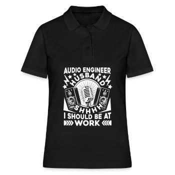 Tontechniker Sound Audio Engineer - Frauen Polo Shirt - Schwarz - Vorne - Ailine (174cm)